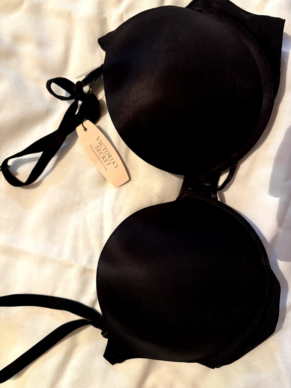 Victoria's Secret Black Bra with Seamless Molded Cups
